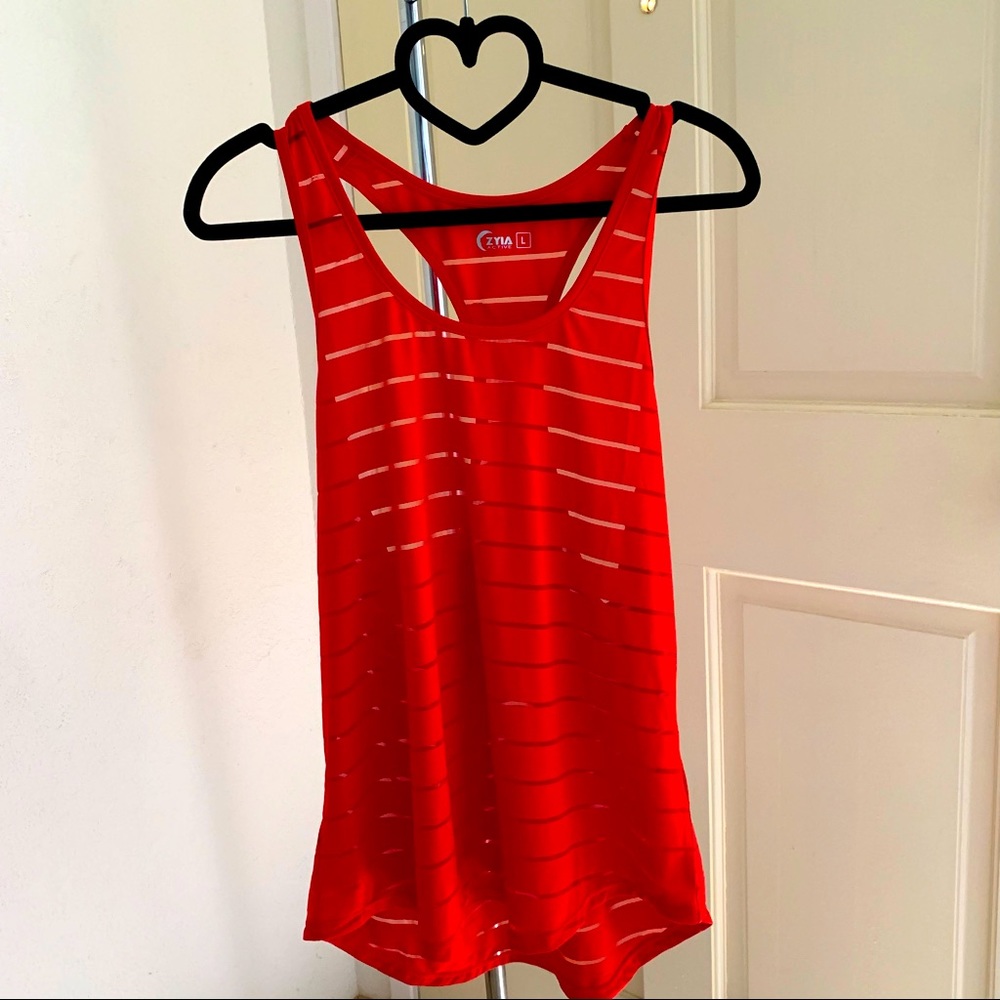 Zyia Active Red Havana Tank sz L